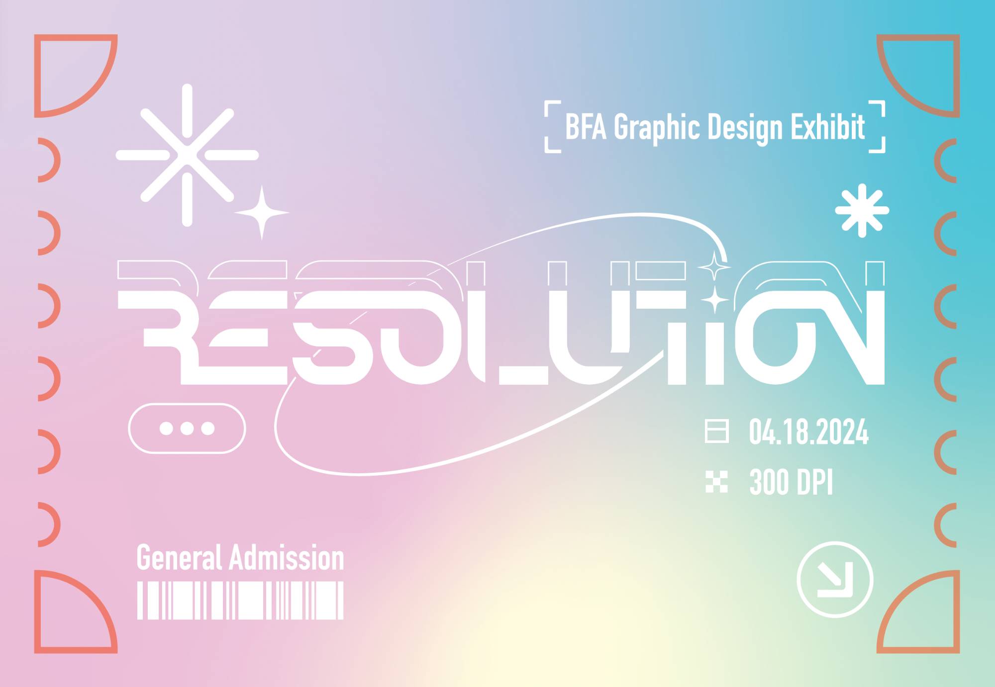 Resolution BFA Graphic Design cover